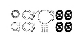 HJS 82 35 8180 Mounting Kit, exhaust system